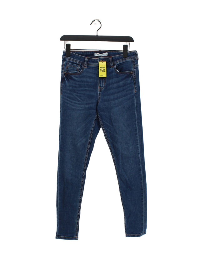 Zara Women's Jeans UK 10 Blue 100% Other