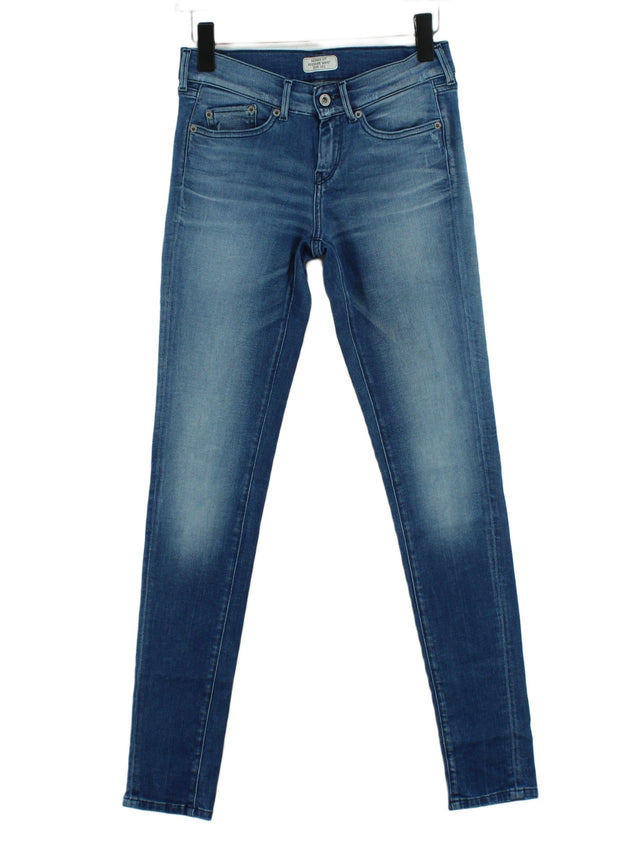 Pepe Jeans Women's Jeans W 25 in Blue Cotton with Elastane