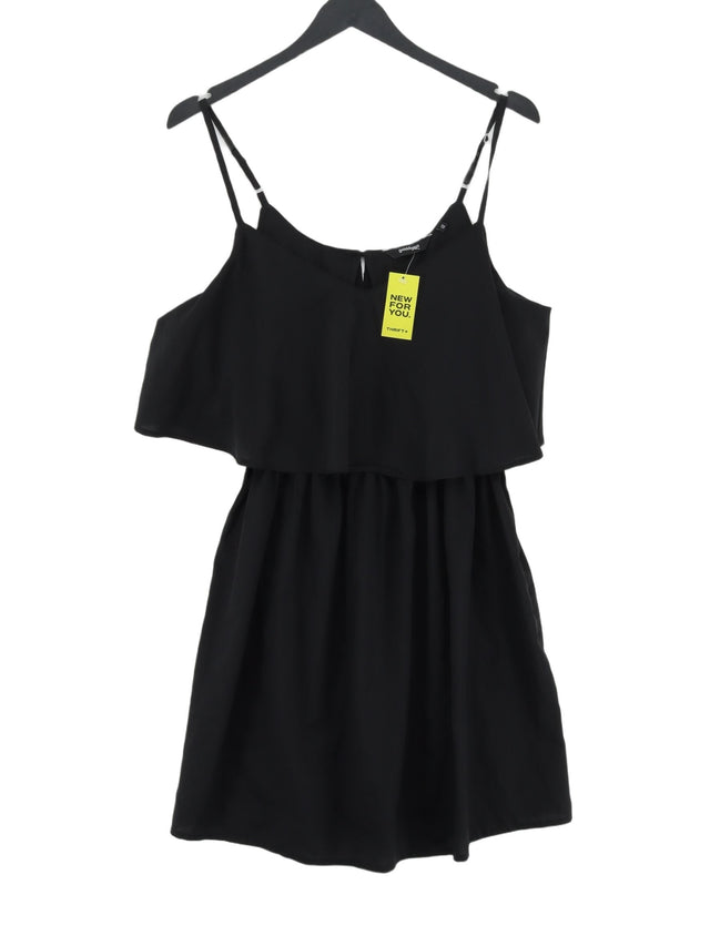 Golddigga Women's Midi Dress UK 12 Black 100% Other