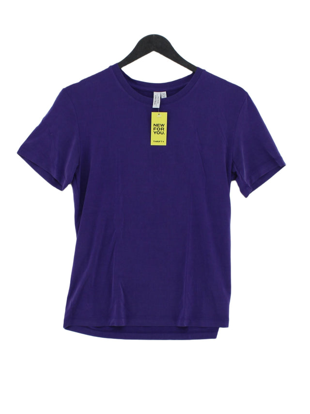 & Other Stories Women's Top UK 8 Purple Other with Elastane