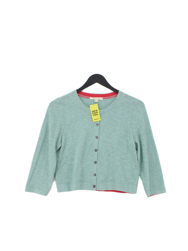 White Stuff Women's Cardigan UK 8 Green 100% Cotton