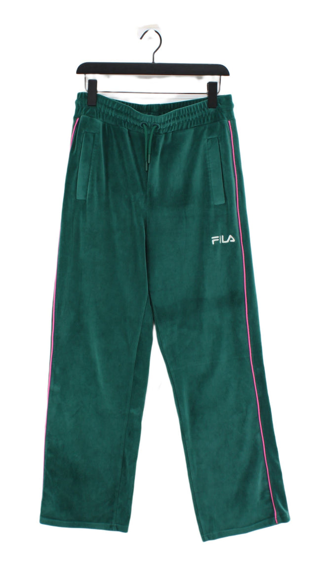 Fila Men's Sports Bottoms M Green Polyester with Elastane