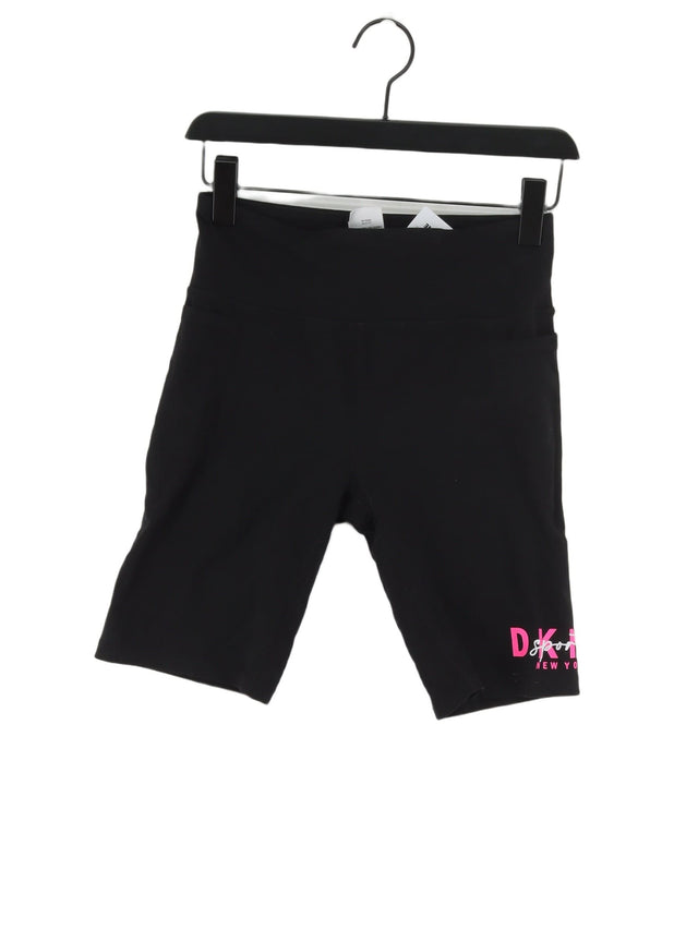 DKNY Women's Shorts W 38 in Black Cotton with Elastane