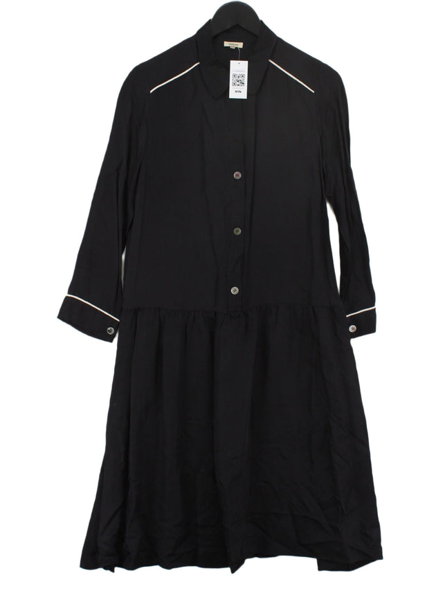 Bellerose Women's Midi Dress M Black Viscose with Rayon