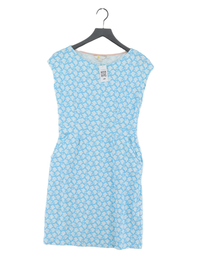 Boden Women's Midi Dress UK 12 Blue 100% Cotton