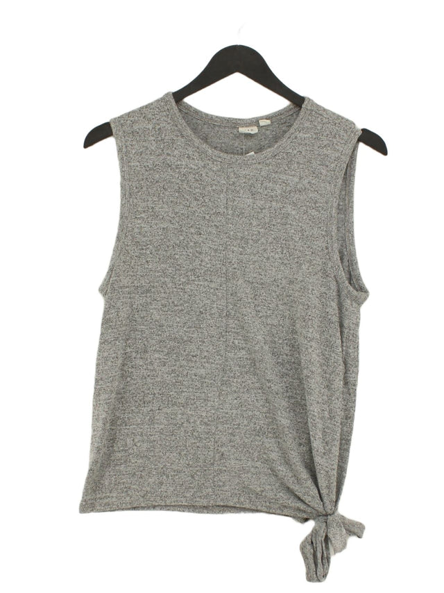 Gap Women's T-Shirt XS Grey Polyester with Elastane, Viscose