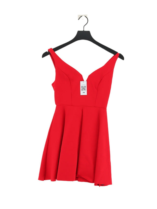 Kimchi Blue Women's Mini Dress XS Red Rayon with Elastane, Nylon