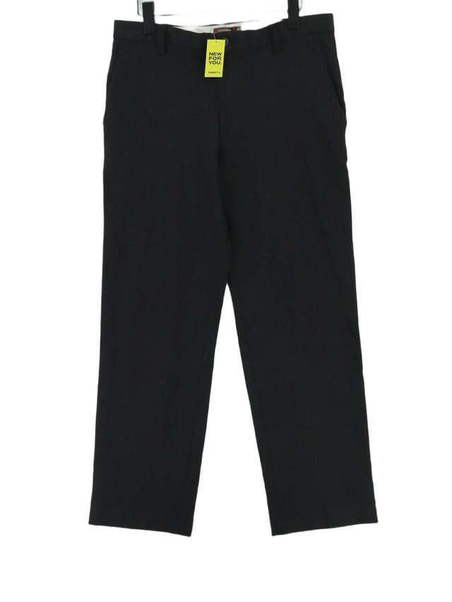 DOCKERS Men's Suit Trousers W 34 in Black
