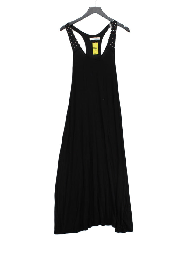 MinkPink Women's Maxi Dress S Black Nylon with Viscose