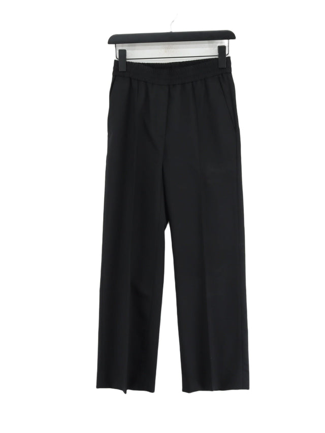 Arket Women's Suit Trousers UK 6 Black 100% Wool