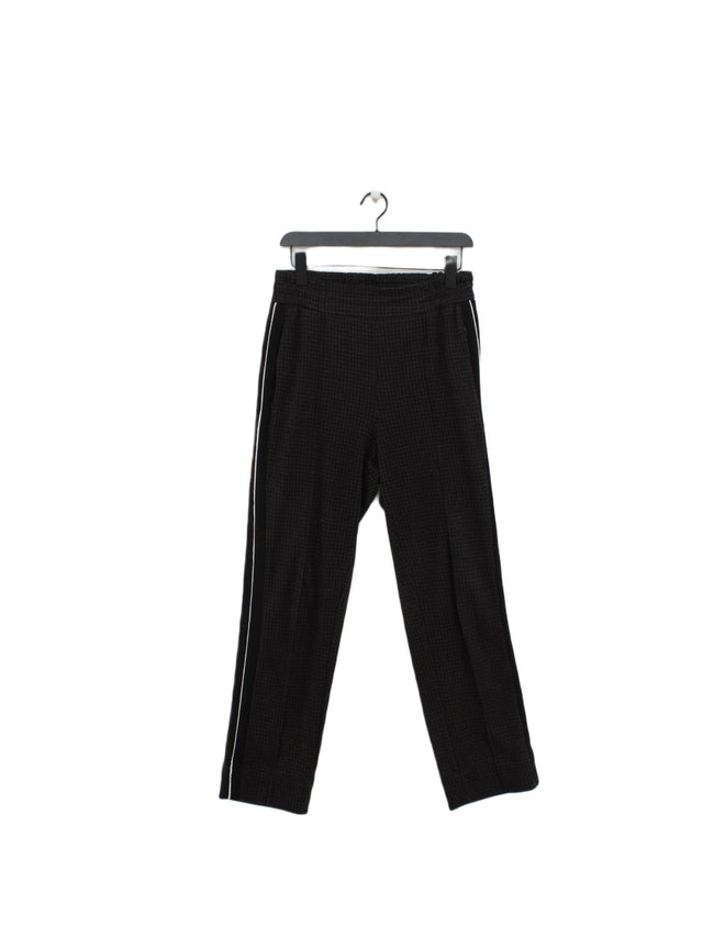 ME+EM Women's Suit Trousers UK 10 Black Cotton with Polyester