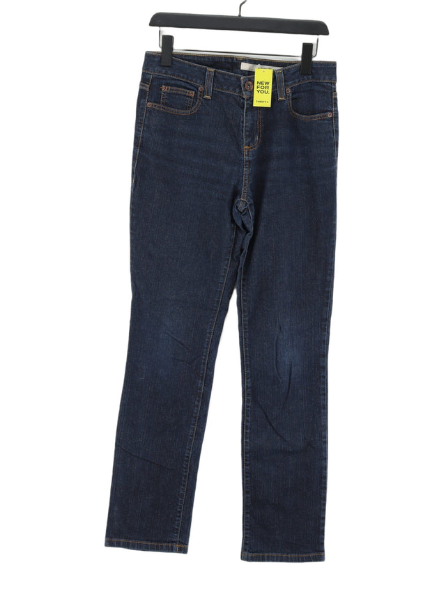 DKNY Women's Jeans UK 10 Blue Cotton with Elastane, Spandex