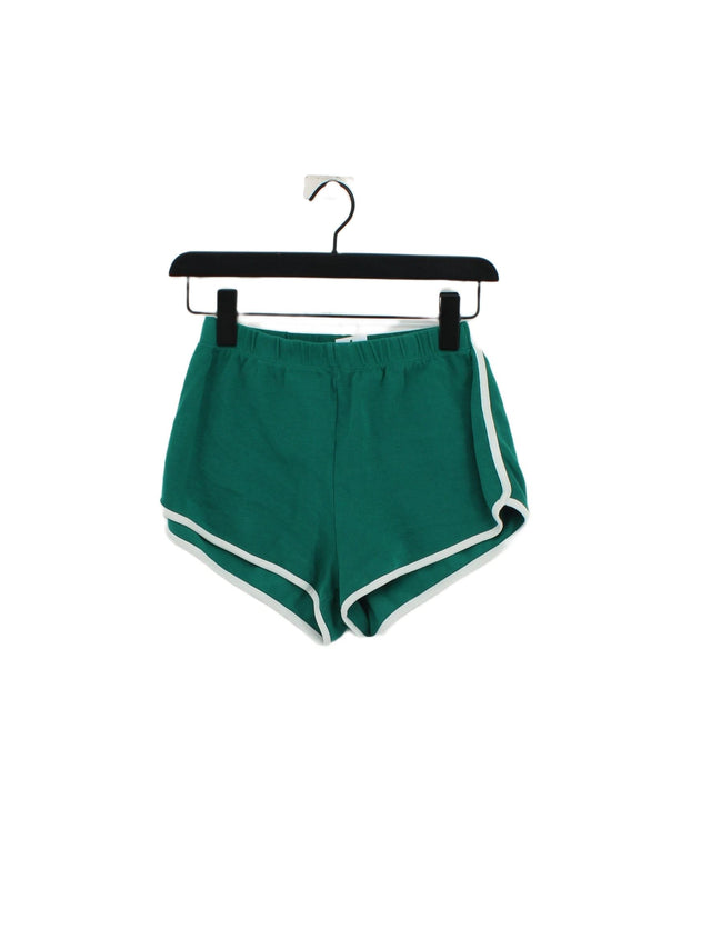 Zara Women's Shorts S Green 100% Other