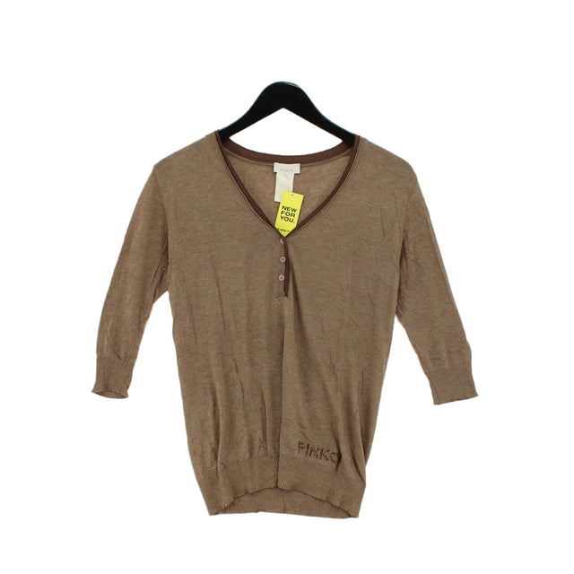 Pinko Women's Top S Brown 100% Other