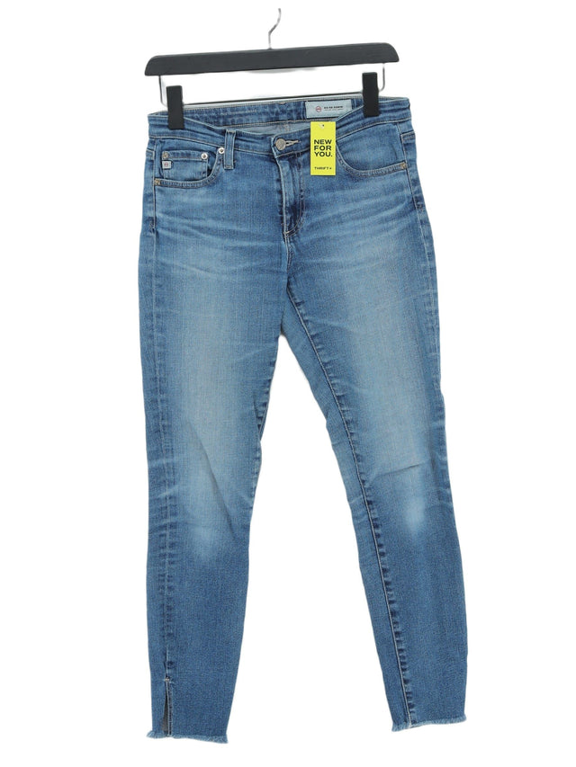 AG Adriano Goldschmied Women's Jeans W 26 in Blue Cotton with Other