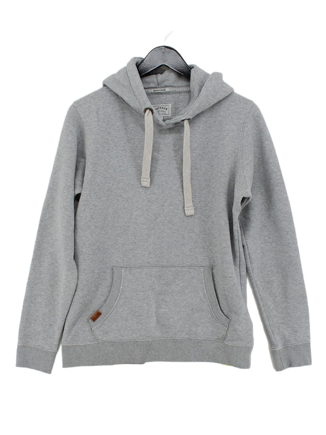 FatFace Women's Hoodie UK 10 Grey Cotton with Polyester