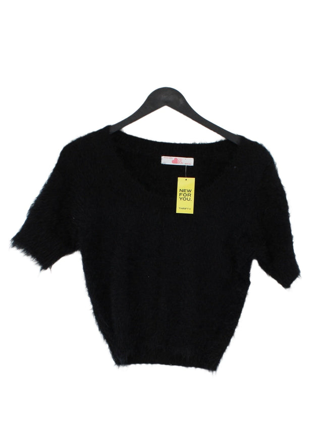 American Apparel Women's T-Shirt M Black Nylon with Acrylic