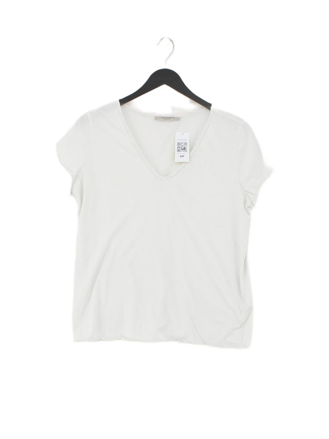 AllSaints Men's T-Shirt M White 100% Cotton