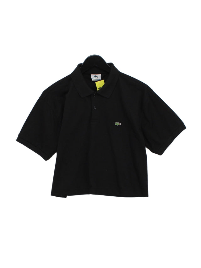 Lacoste Women's Top UK 8 Black 100% Other