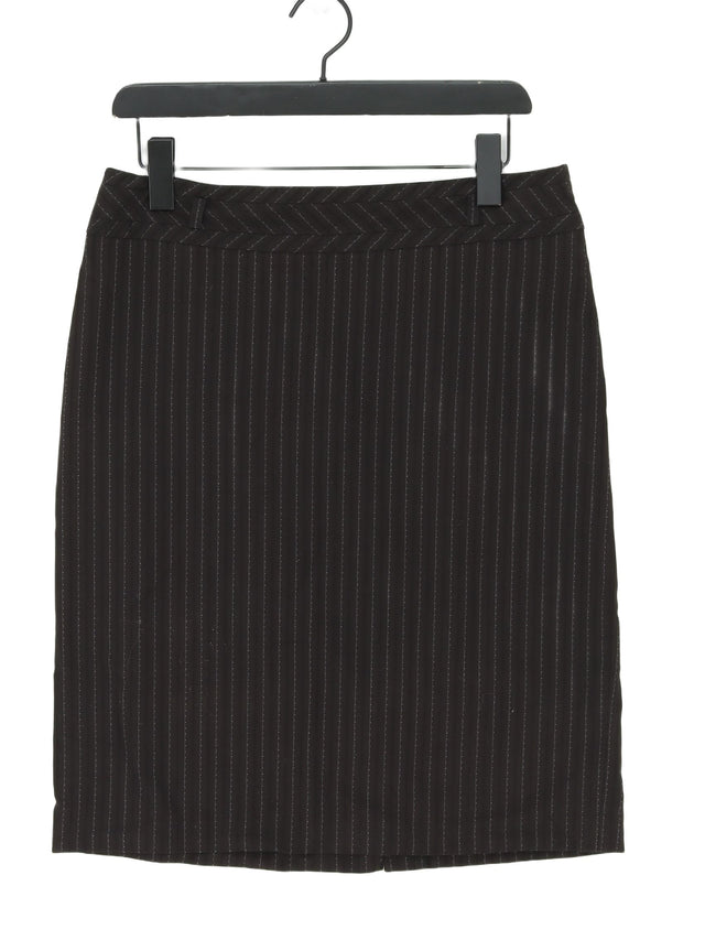 Next Women's Midi Skirt UK 14 Brown 100% Other