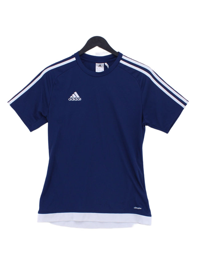 Adidas Women's T-Shirt S Blue 100% Polyester