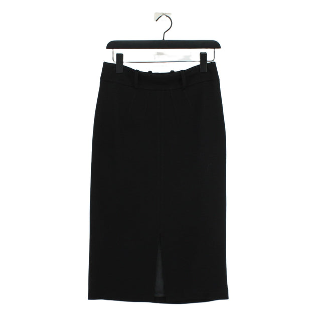 Planet Women's Midi Skirt UK 8 Black Acrylic with Elastane, Polyester