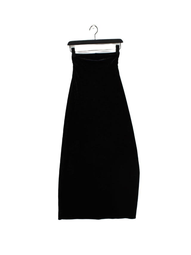 Harrods Women's Maxi Dress UK 12 Black Polyamide with Elastane, Nylon