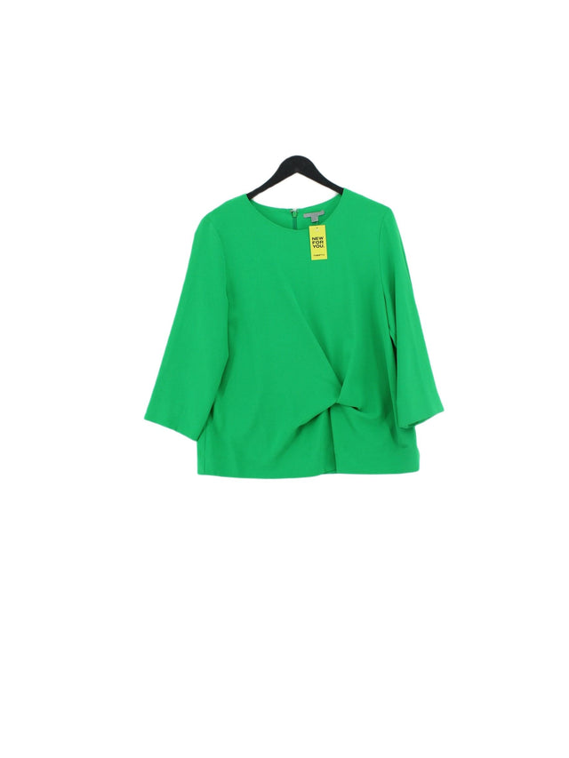 COS Women's Blouse UK 12 Green 100% Polyester