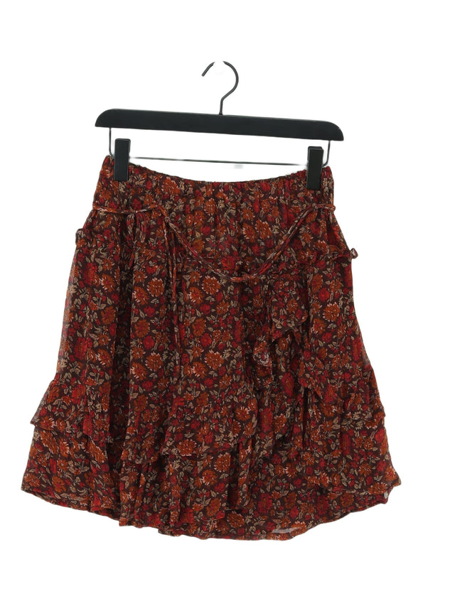 Moliin Copenhagen Women's Mini Skirt M Brown Viscose with Polyester