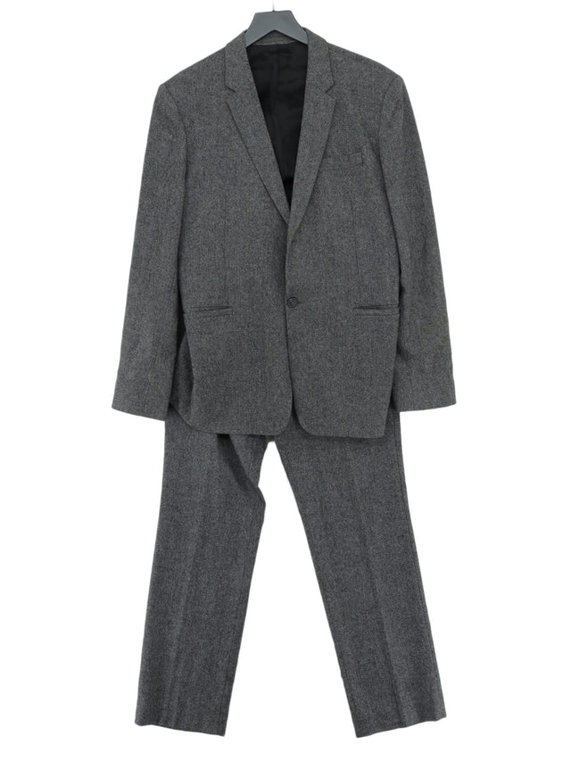 COS Men's Two Piece Suit Chest: 44 in Grey