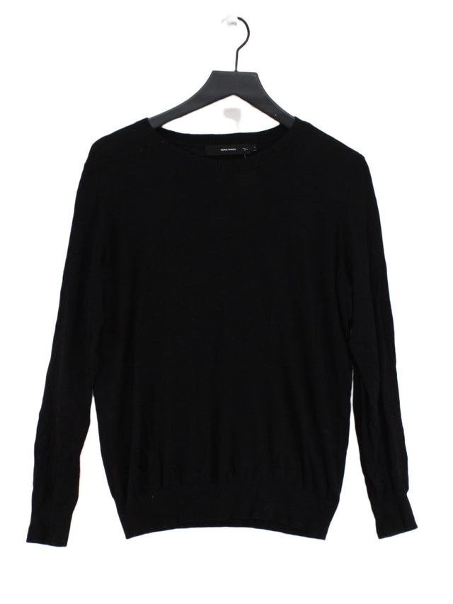 Vero Moda Women's Jumper L Black Cotton with Lyocell Modal