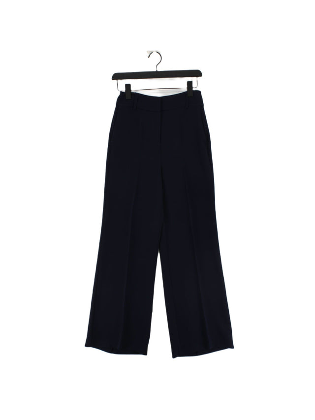 Emma Willis Women's Suit Trousers UK 6 Blue 100% Polyester