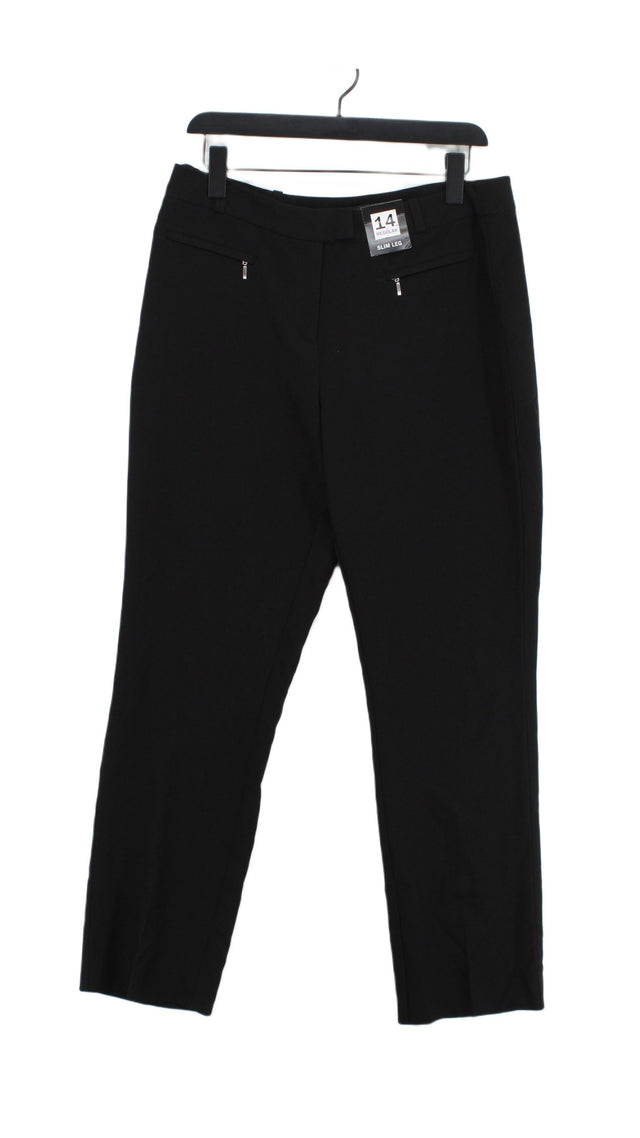 The Collection Women's Suit Trousers UK 14 Black