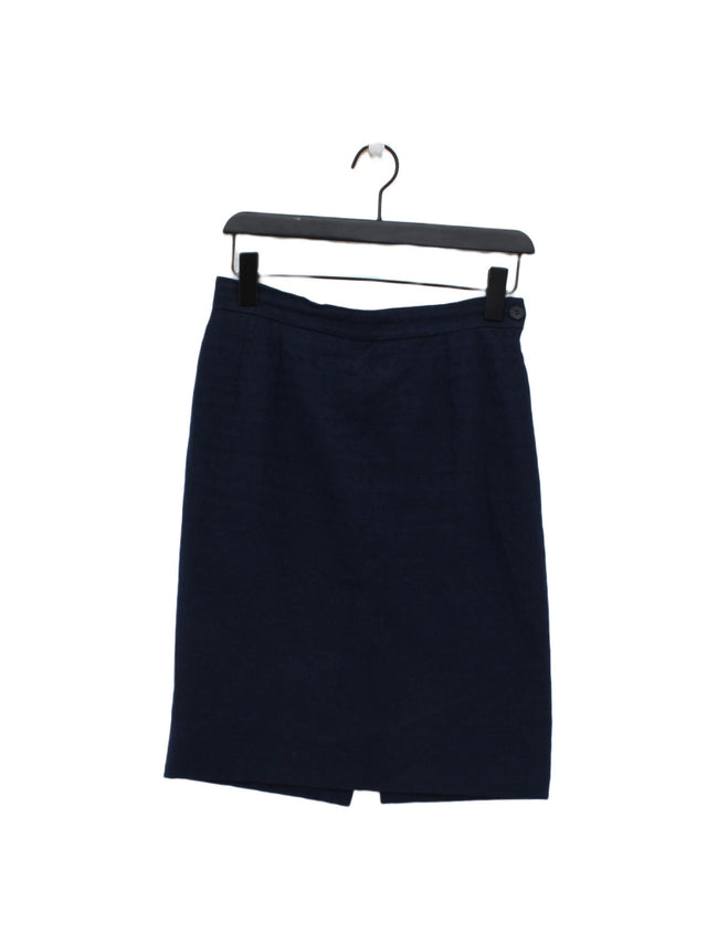 Yves Saint Laurent Women's Midi Skirt W 29 in Blue 100% Other