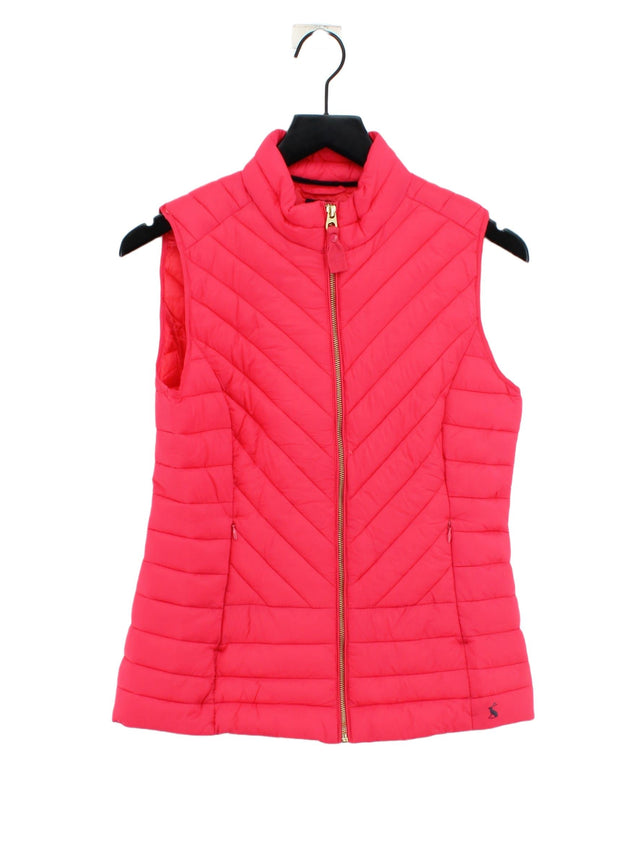 Joules Women's Coat UK 10 Pink Polyamide with Polyester