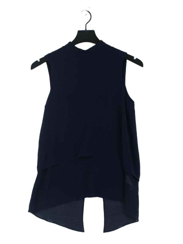 Warehouse Women's Mini Dress UK 6 Blue 100% Polyester