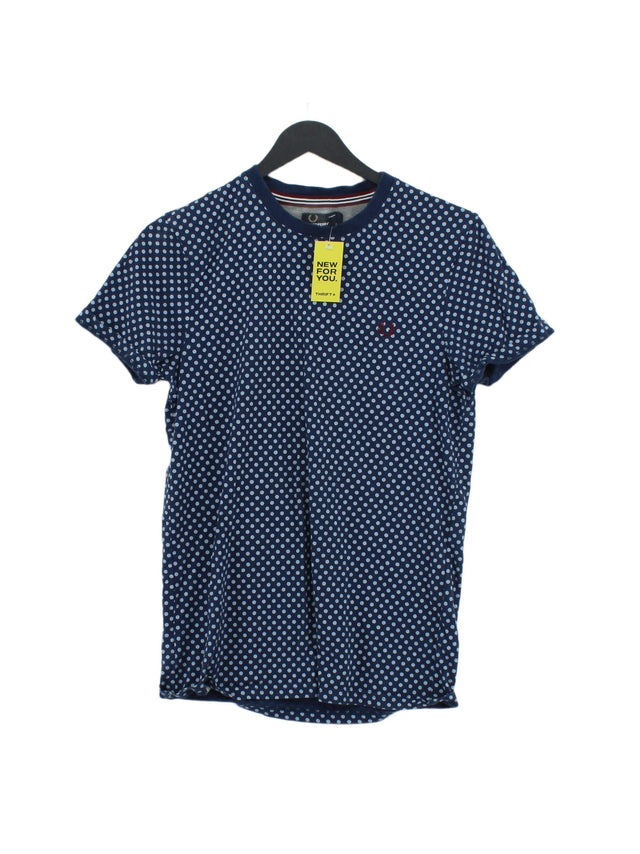 Fred Perry Men's Polo S Blue 100% Cotton