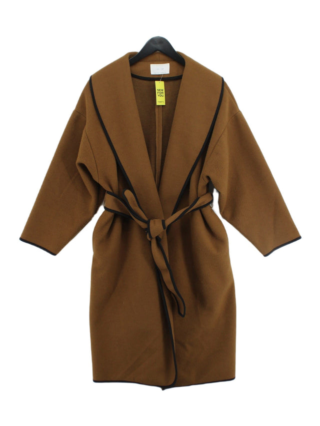 Oak + Fort Women's Coat S Brown 100% Polyester