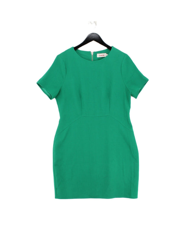 Louche Women's Midi Dress UK 14 Green 100% Polyester
