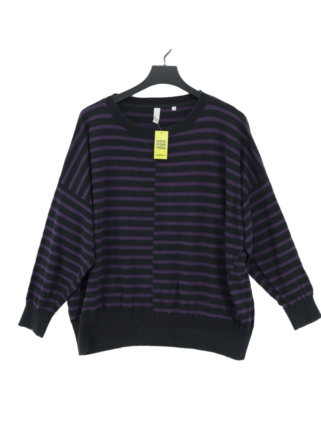 And/or Women's Jumper UK 16 Black 100% Cotton