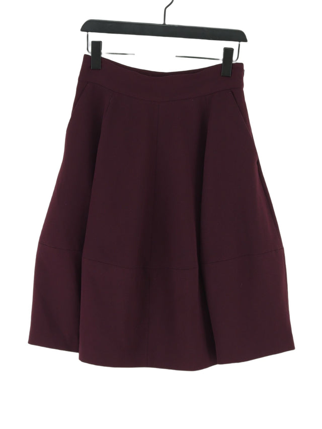 Next Women's Midi Skirt UK 10 Purple 100% Polyester