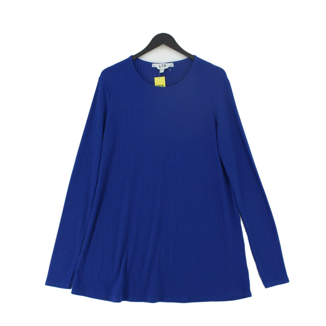LTS Basics Women's Maxi Dress UK 12 Blue Elastane with Polyester