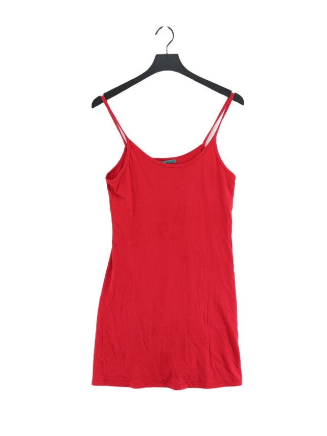 Velvet Women's Midi Dress L Red 100% Cotton