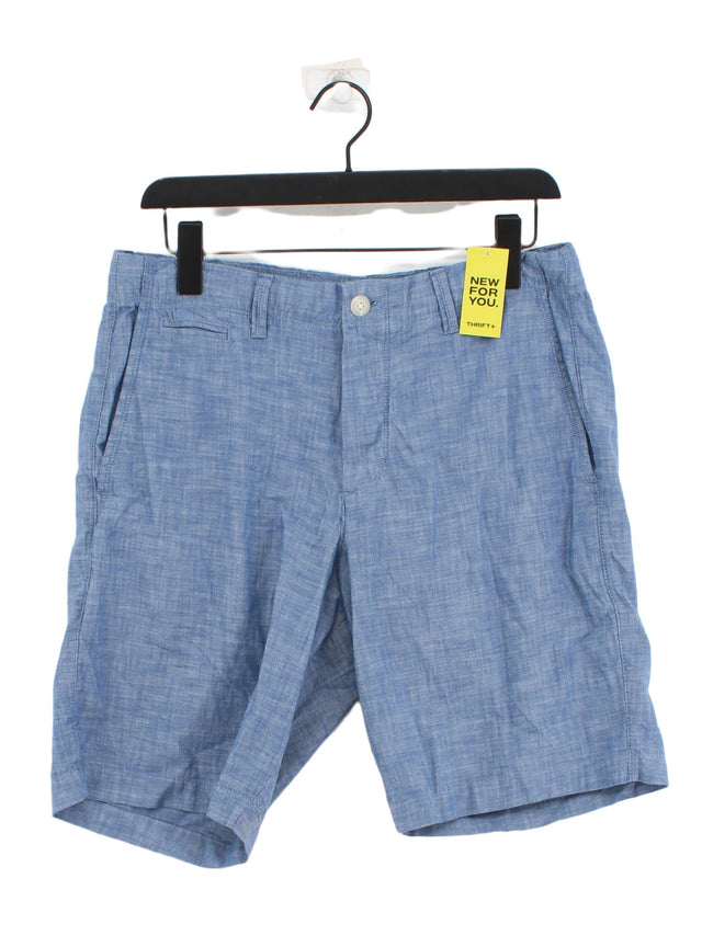 Gap Men's Shorts W 32 in Blue 100% Cotton