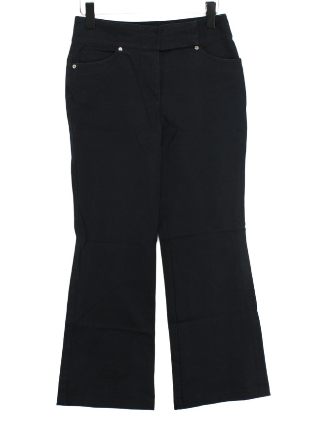 ESCADA Women's Jeans UK 10 Black Cotton with Elastane