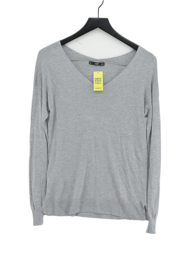 MNG Women's Jumper S Grey Polyamide with Lyocell Modal, Viscose