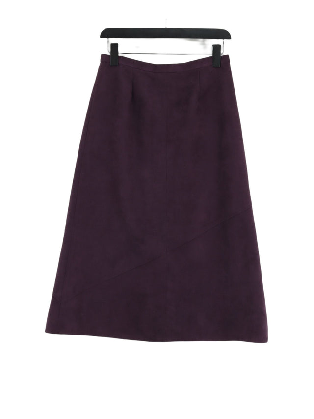 Cotswold Collections Women's Midi Skirt UK 12 Purple Polyester with Other