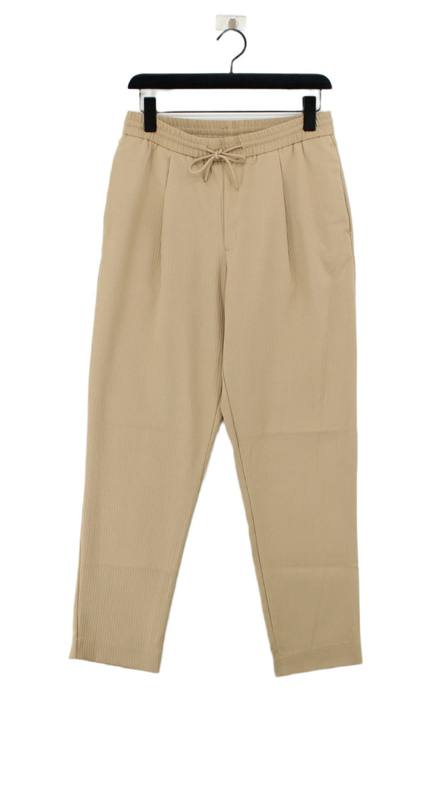Zara Women's Suit Trousers S Tan 100% Other