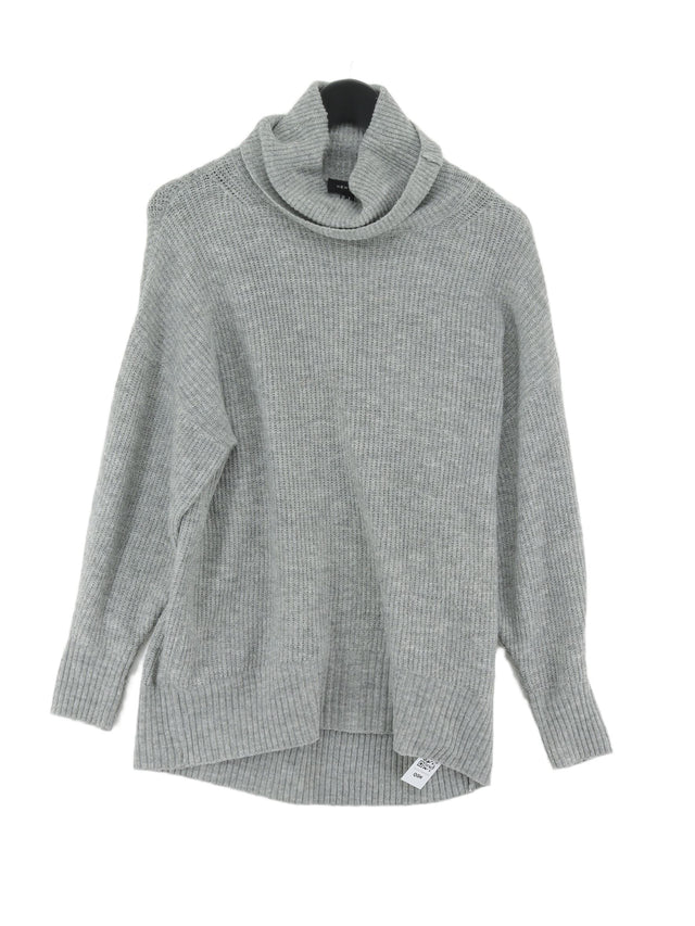New Look Women's Jumper S Grey Acrylic with Elastane, Polyester