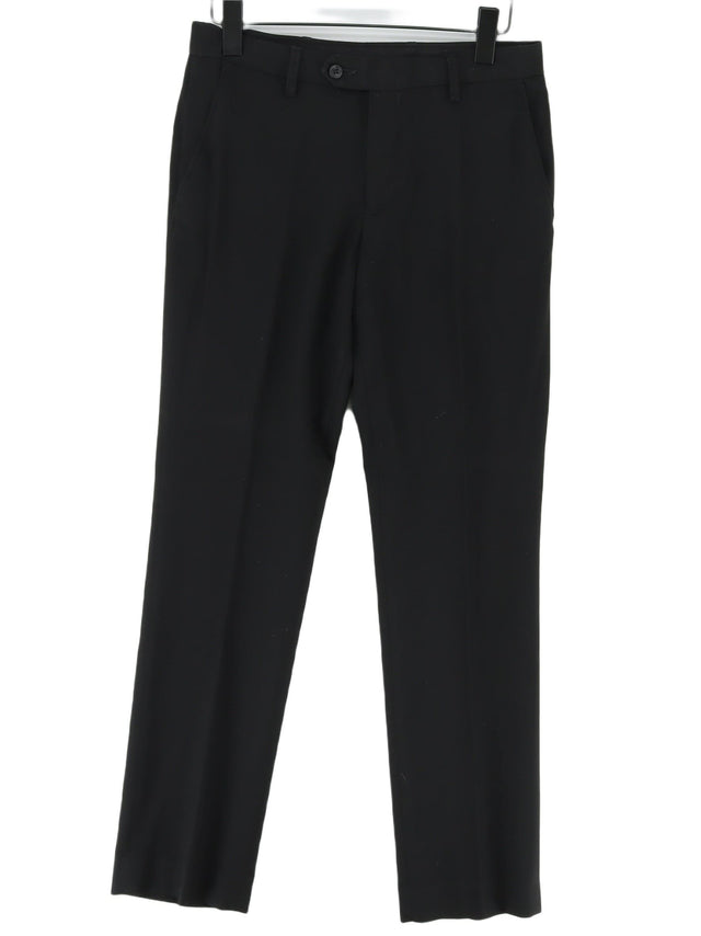 Next Women's Suit Trousers W 30 in; L 31 in Black Polyester with Viscose